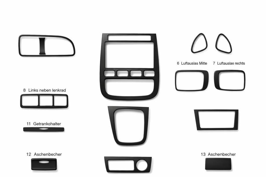 Kia Clarus 1996-2001 Dashboard Trim Covers Image