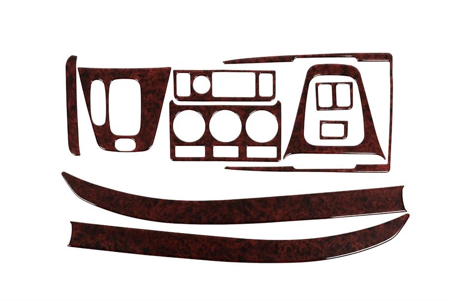 Land Rover Freelander I 1997-2006 Dashboard Trim Kit (2000-2003, 10 pieces) Aluminum Image