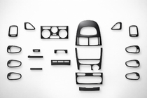 Mitsubishi Carisma 1995-2004 Dashboard Trim Covers (1995-1999) Aluminum photo 1