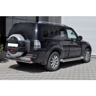 Rear Bar AK002 (Stainless Steel) Mitsubishi Pajero Wagon III 1999-2006 photo 2