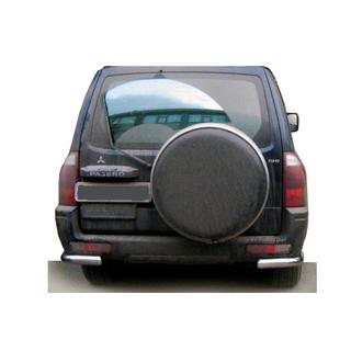 Rear Bar AK003 (Stainless Steel) Mitsubishi Pajero Wagon III 1999-2006 photo 1