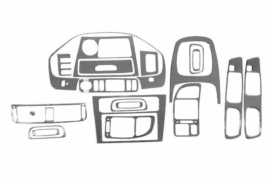 Mitsubishi Galant 1997-2003 Dashboard Trim Covers Photo 2