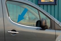 Citroen Berlingo 2008-2018 Stainless Steel Window Trim photo 1