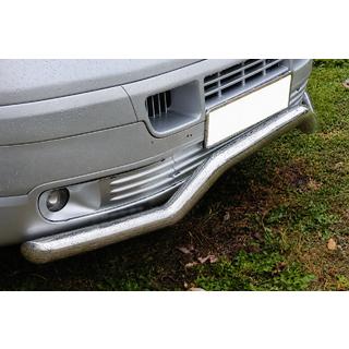 Front bumper guard Wave ST007 (stainless steel) Volkswagen T5 Transporter 2003-2010 photo 2