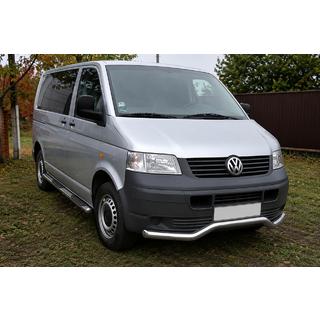 Front bumper guard Wave ST007 (stainless steel) Volkswagen T5 Transporter 2003-2010 photo 3