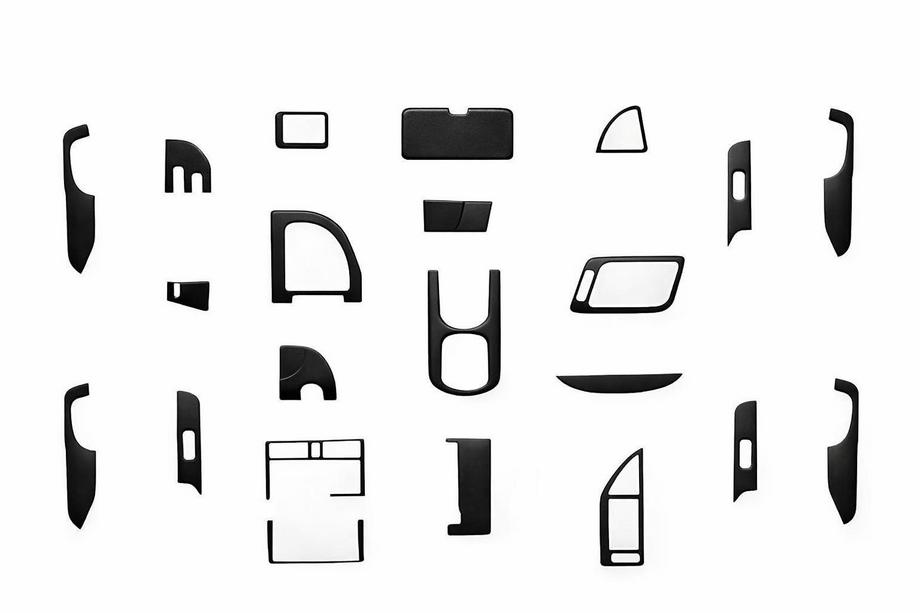 Nissan Maxima 2000-2004 Dashboard Trim Covers Aluminum Image