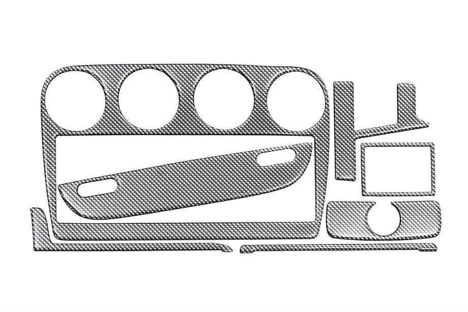 Opel Omega B 1994-2003 Dashboard Trim Covers (1993-1999) Aluminum Photo 3