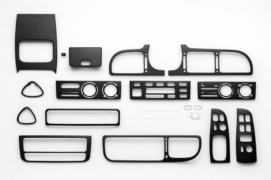 Peugeot 406 1995-2004 Dashboard Trim Covers (Meric, 1995-1999) Aluminum Photo 1