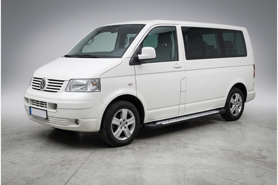 Volkswagen T5 Multivan 2003–2010 Side Steps X5-Type (2 pcs, Aluminum) Photo 1