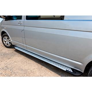 Side Steps X5-Type (2 pcs, Aluminum) Volkswagen T5 2010-2015 photo 1