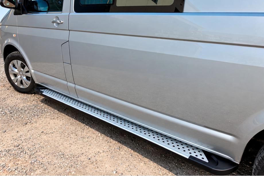 Volkswagen T5 2010-2015 Side Steps X5-Type (2 pcs, Aluminum) Image