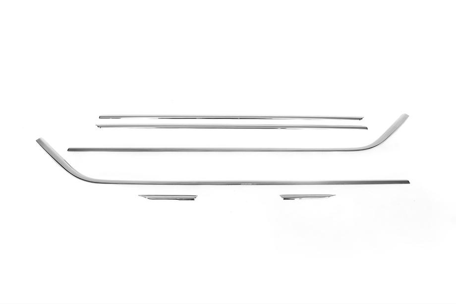 Skoda Octavia III A7 2013-2019 Window Trim (6 pcs, Stainless Steel) Photo 2