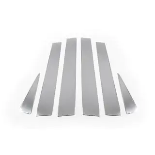 Chrome Door Pillar Covers (6 pcs, Stainless Steel) photo 3