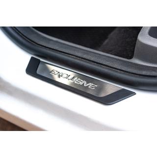 Chrome Door Sill Covers (Flexill, 4pcs) Ford Focus II 2008-2011 photo 3