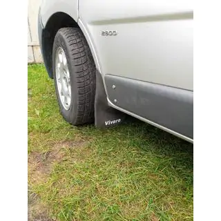 Front molded mud flaps (set)