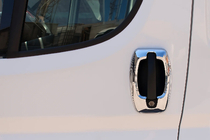 Fiat Ducato 2006-2025 Chrome Door Handle Covers (Stainless Steel) Door handle covers (4 pcs) photo 2