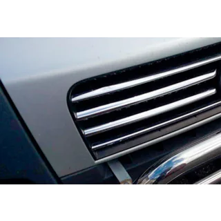 Chrome Grille Covers 2006-2014 (6 pcs, Stainless Steel) photo 4