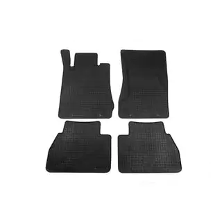Rubber Floor Mats (4 pcs, Polytep) Mercedes E-class W211 2002-2009 photo 2