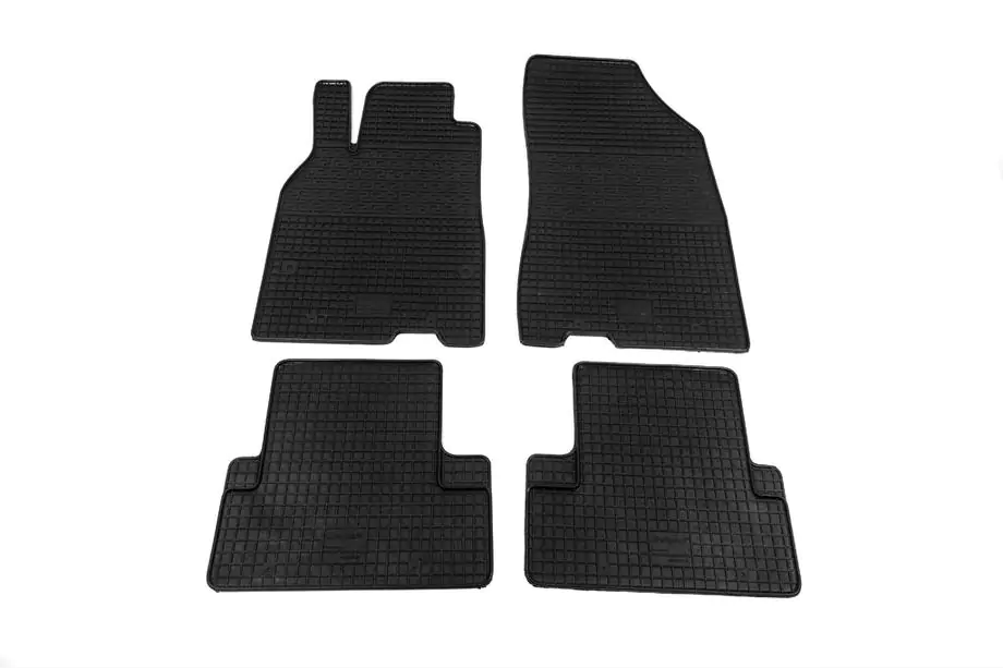Renault Fluence 2009-2016 Rubber Floor Mats (4 pcs, Polytep) Photo 1