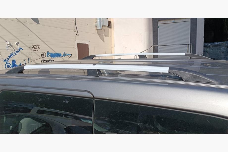 Nissan NV200 2009- Chrome Roof Rails 164 cm, Plastic Feet Photo 12