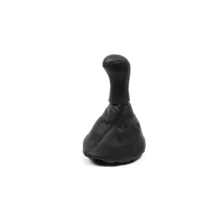 Leather gear shift knob with boot photo 2
