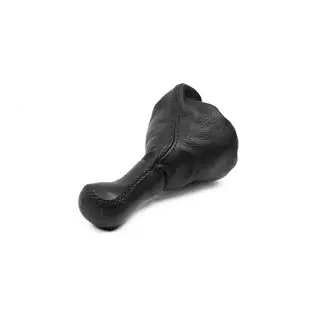 Leather gear shift knob with boot photo 3
