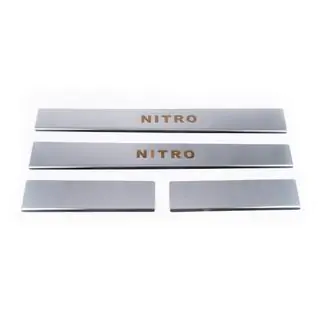 Carmos stainless steel door sill covers lower part photo 2