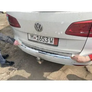 Rear Bumper Protector Carmos Stainless Steel photo 2