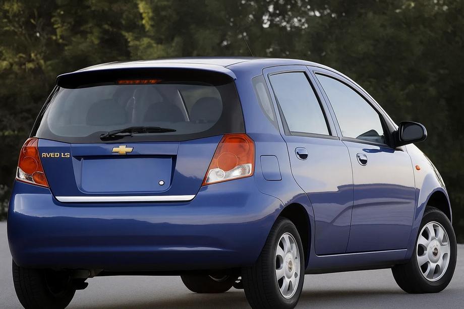 Chevrolet Aveo T200 2002-2008 Trunk trim stainless steel Image