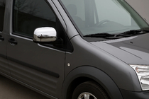 Ford Connect 2010-2013 Mirror Covers Version No.2 (2 pcs, Stainless Steel) photo 1