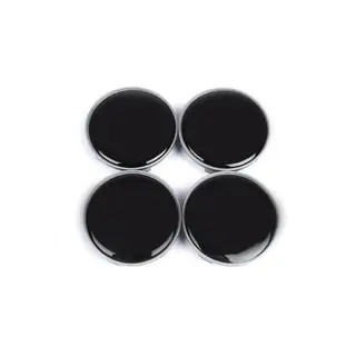 Wheel center caps 68/64mm V1 black (4 pcs) photo 2