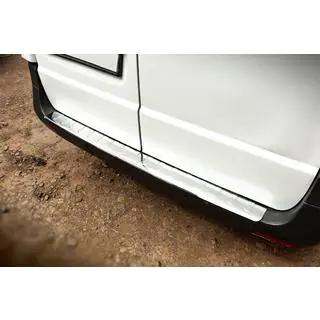 Rear Bumper Protector Carmos Stainless Steel photo 1