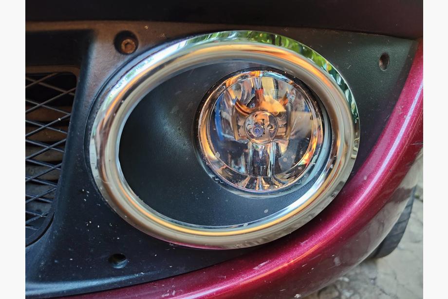 Fiat Doblo I 2005-2010 Fog light covers (2 pcs, stainless steel) Carmos - Turkish Stainless Steel Image