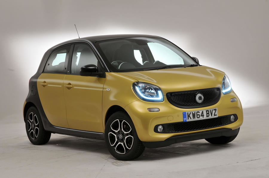 Review of the compact five-door hatchback Smart Forfour