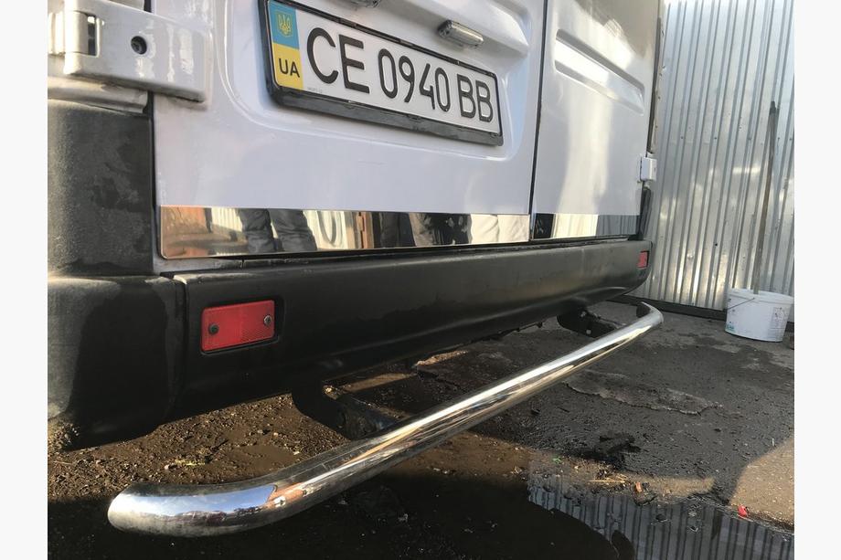 Volkswagen LT 1995-2006 Trunk trim (2 pcs, stainless steel) Photo 3