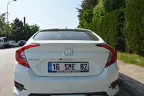 Honda Civic Sedan X 2016-2021 Anatomic Spoiler (primed for painting) photo 4