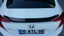 Honda Civic Sedan X 2016-2021 Anatomic Spoiler (primed for painting) photo 2