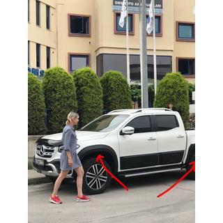 Fender flares (paintable) Mercedes X class 2017-2020 photo 3