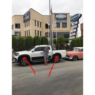 Fender flares (paintable) Mercedes X class 2017-2020 photo 4