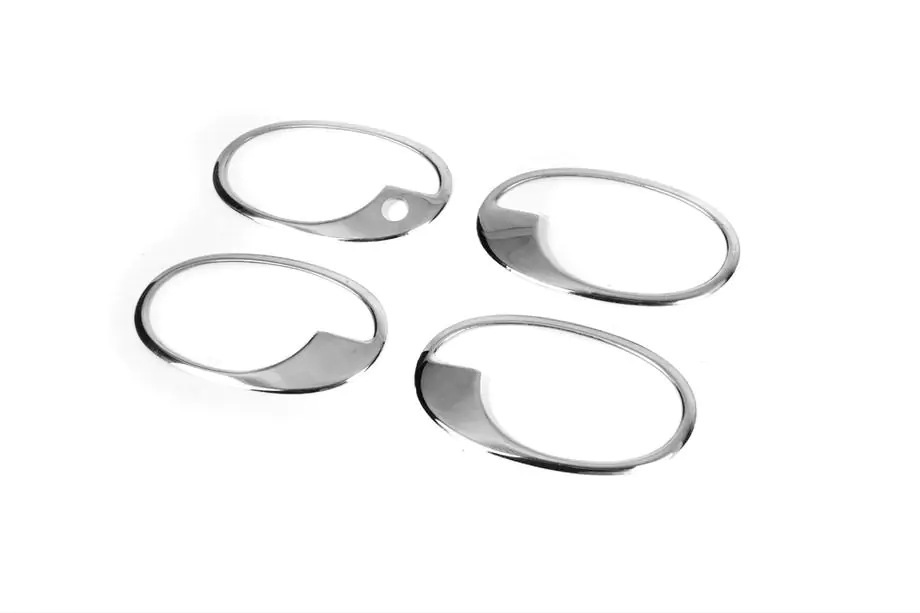 Opel Corsa C 2000-2006 Chrome Door Handle Covers (4 pcs, Stainless Steel) Photo 3
