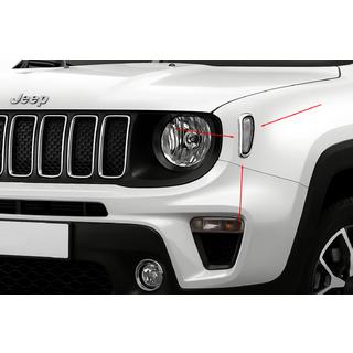 Chrome Covers for Turn Signal Repeaters (2 pcs Stainless Steel)