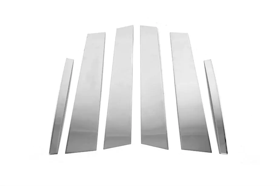 BMW 3 Series E90/E91 2005-2011 Stainless Steel Door Pillar Covers Photo 2