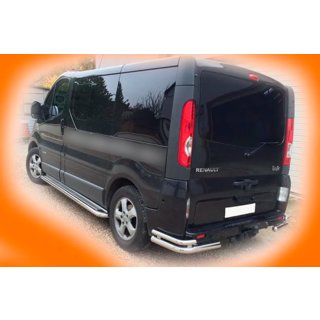 Rear Corner Bars AK003-double (stainless steel) Nissan Primastar 2002-2014 photo 1