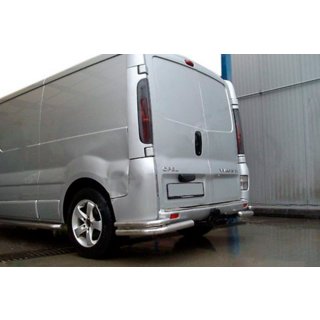 Rear Corner Bars AK003-double (stainless steel) Opel Vivaro 2001–2015 photo 3