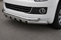 Volkswagen T5 Caravelle 2004-2010 Front Bar ST015 (Stainless Steel) photo 1