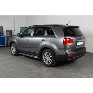 Side Steps Maydos V2 (2 pcs, Aluminum & Stainless Steel) Kia Sorento II XM 2009-2014 photo 1