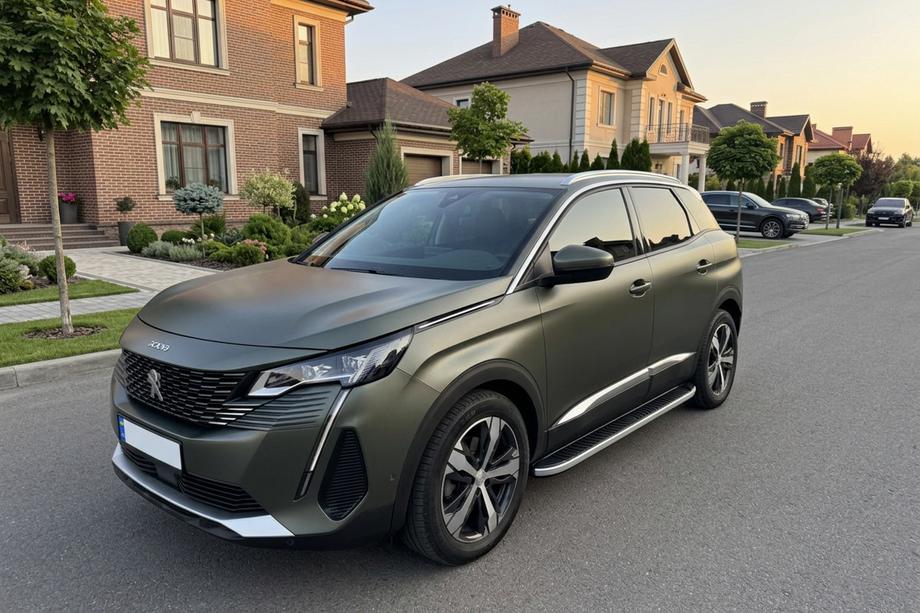 Peugeot 3008 2016-2023 Side Steps Tayga Grey (2 pcs, Aluminum) Photo 1