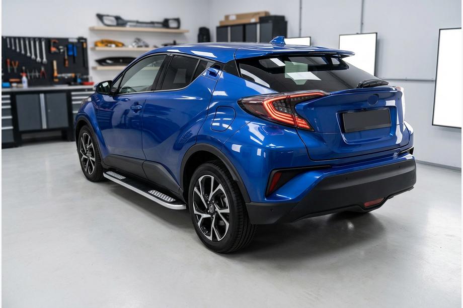 Toyota C-HR 2016-2023 Side Steps Tayga V2 (2 pcs, aluminum) Photo 1