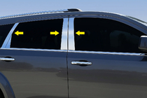 Fiat Freemont 2011-2016 Stainless Steel Door Pillar Trim (8 pcs) photo 1
