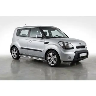 Side Steps Maydos V2 (2 pcs, Aluminum & Stainless Steel) Kia Soul I 2008-2013 photo 1